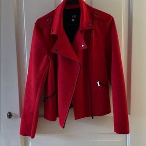 Red blazer jacket